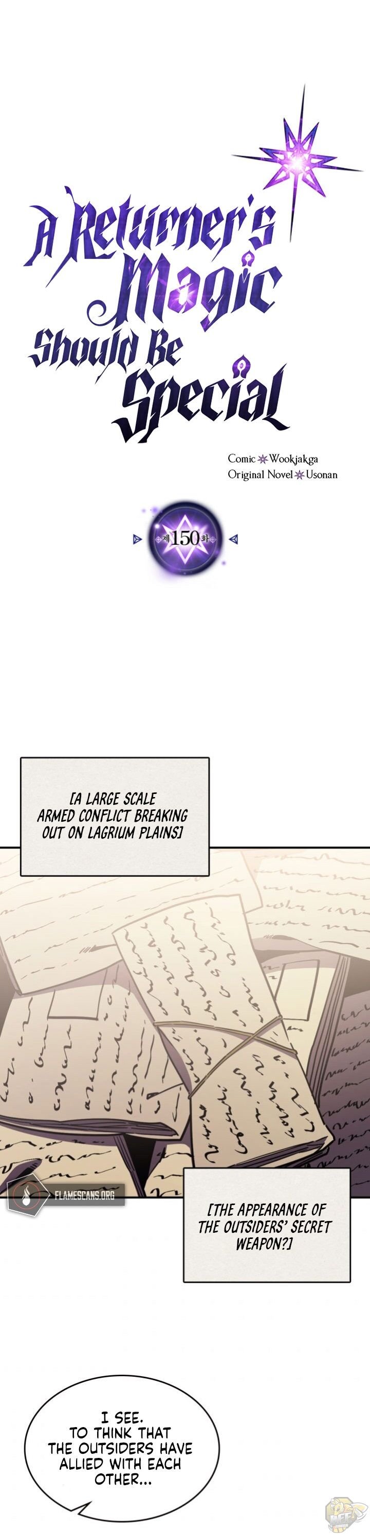 A Returner’s Magic Should be Special Chapter 150 - page 1
