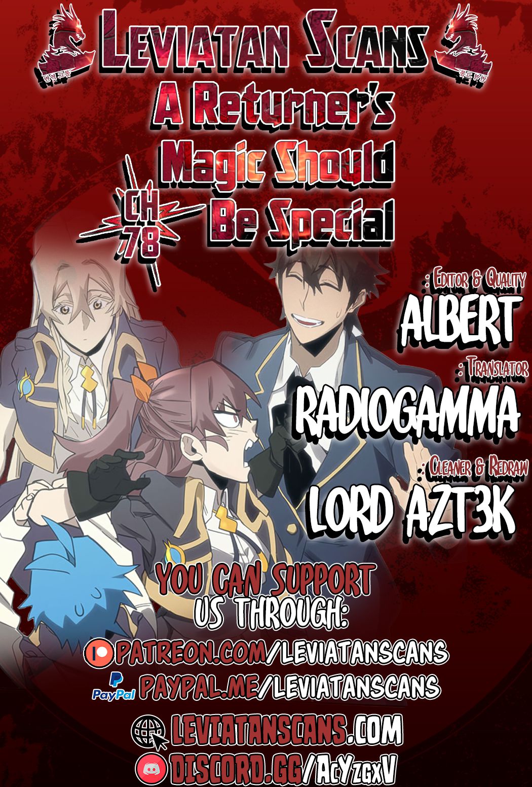 A Returner’s Magic Should be Special Chapter 78 - page 1