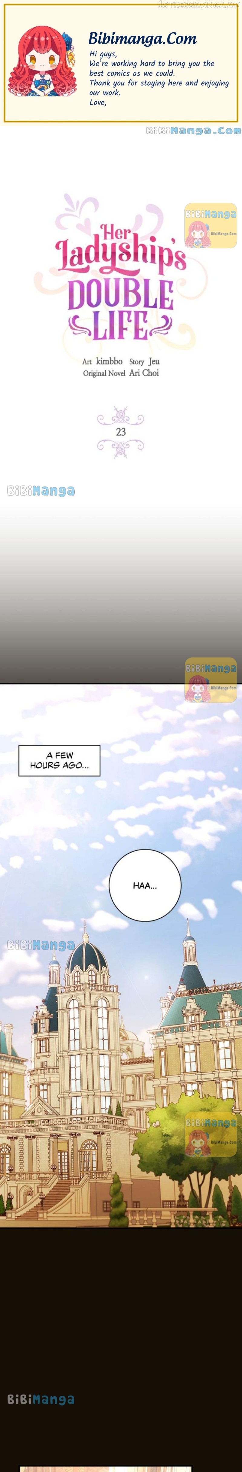 Her Ladyship's Double Life Chapter 23 - page 1