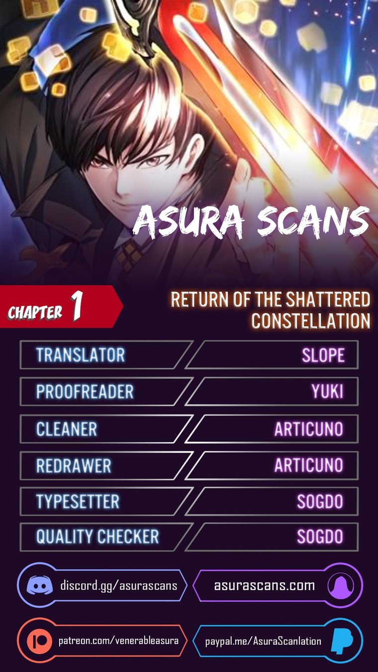 Return Of The Shattered Constellation Chapter 1 - page 1