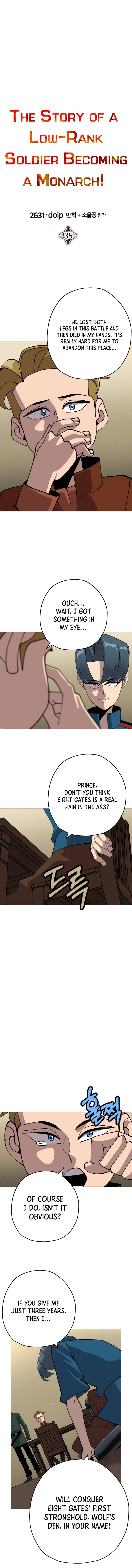 The Story of a Low-Rank Soldier Becoming a Monarch Chapter 35 - page 3