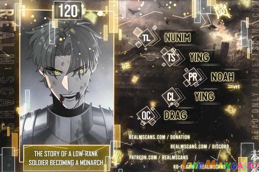 The Story of a Low-Rank Soldier Becoming a Monarch Chapter 120 - page 1