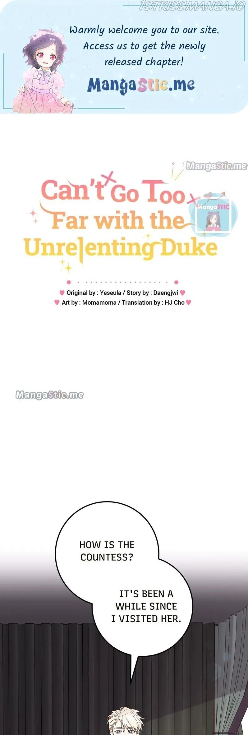 Can’t Go Too Far with the Unrelenting Duke Chapter 12 - page 1