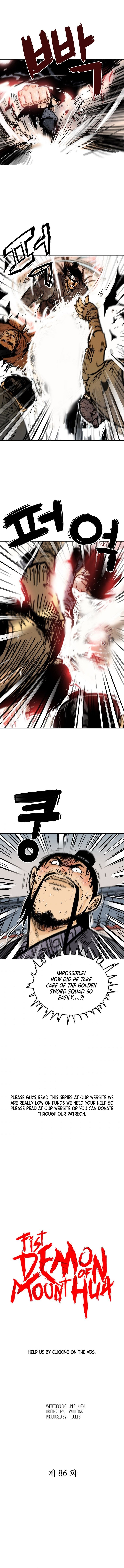 Fist Demon of Mount Hua Chapter 86 - page 3