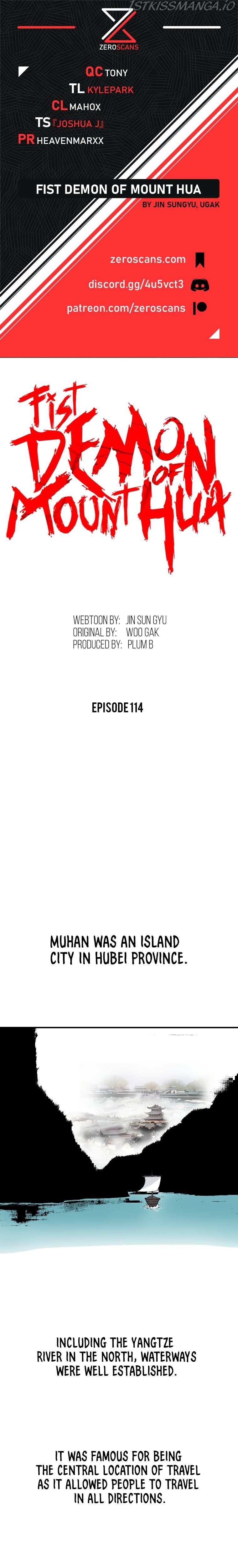 Fist Demon of Mount Hua Chapter 114 - page 1