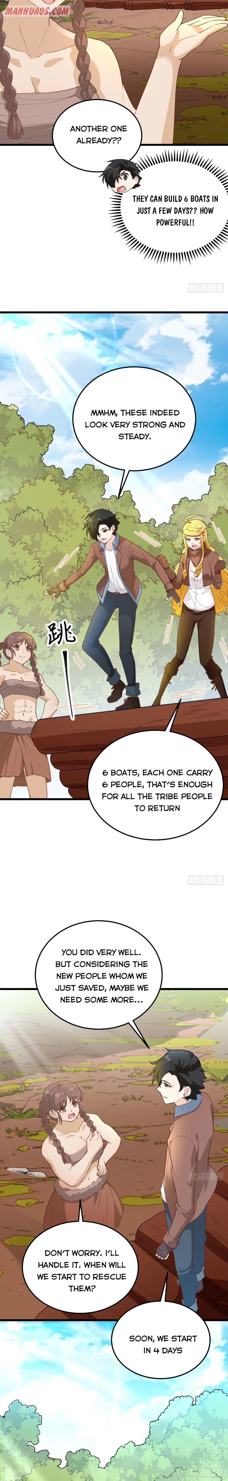 Survive on a deserted island with beautiful girls chapter 80 - page 9