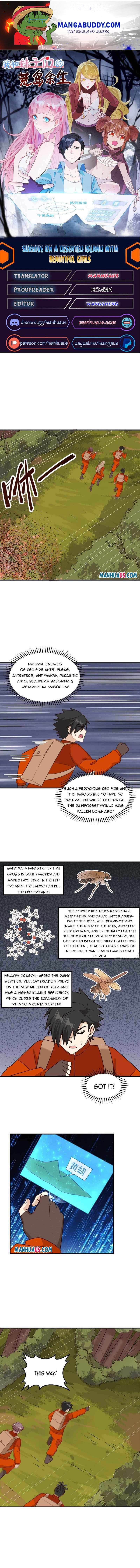 Survive on a deserted island with beautiful girls chapter 167 - page 1