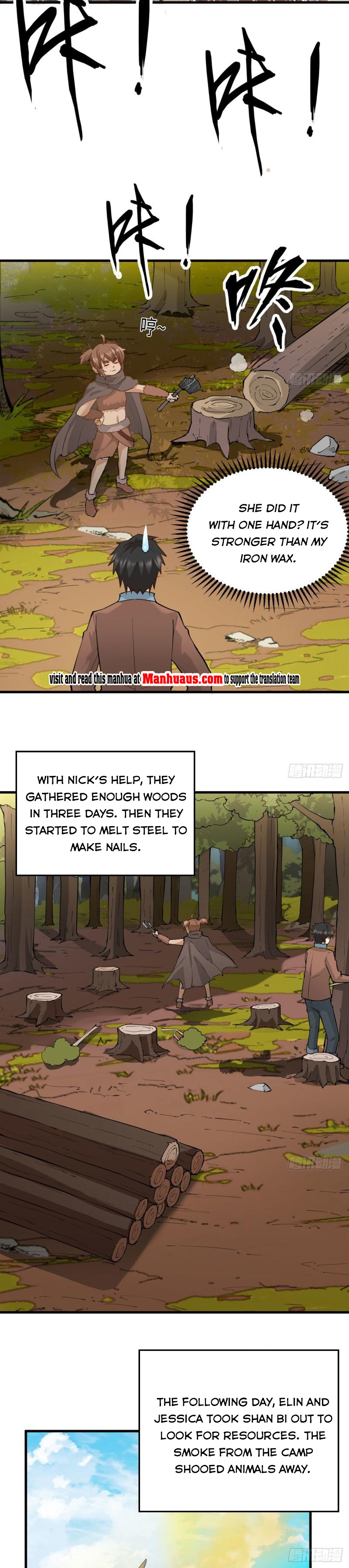 Survive on a deserted island with beautiful girls chapter 68 - page 11