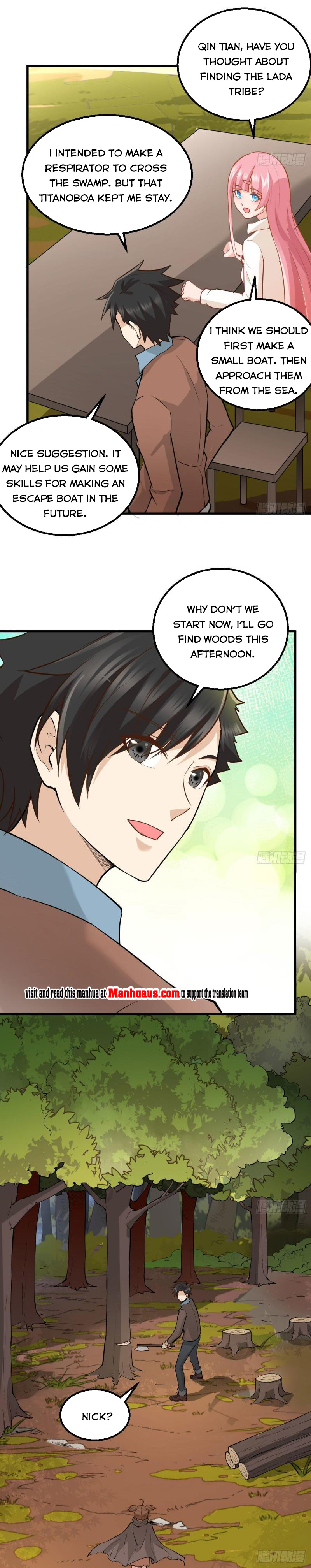 Survive on a deserted island with beautiful girls chapter 68 - page 9