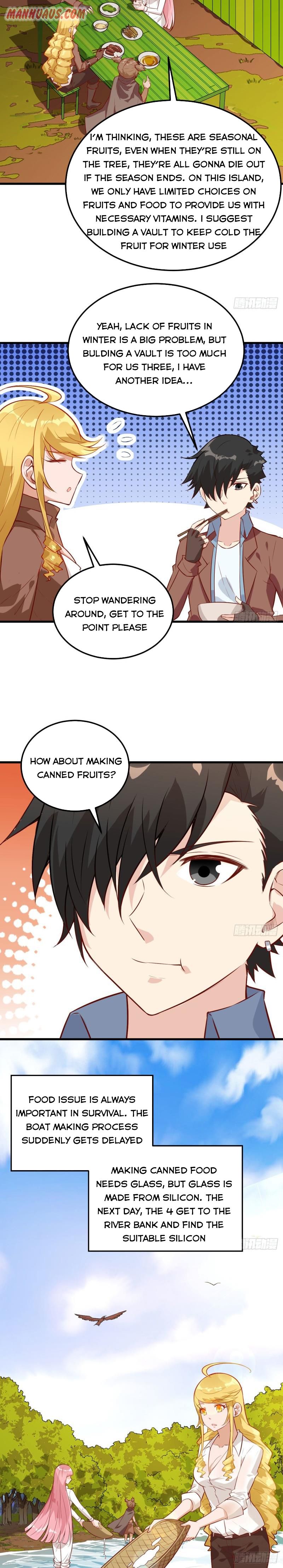 Survive on a deserted island with beautiful girls chapter 69 - page 4