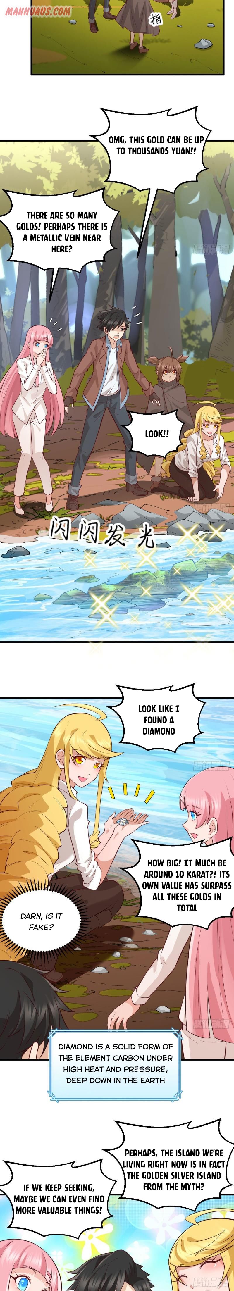 Survive on a deserted island with beautiful girls chapter 69 - page 7