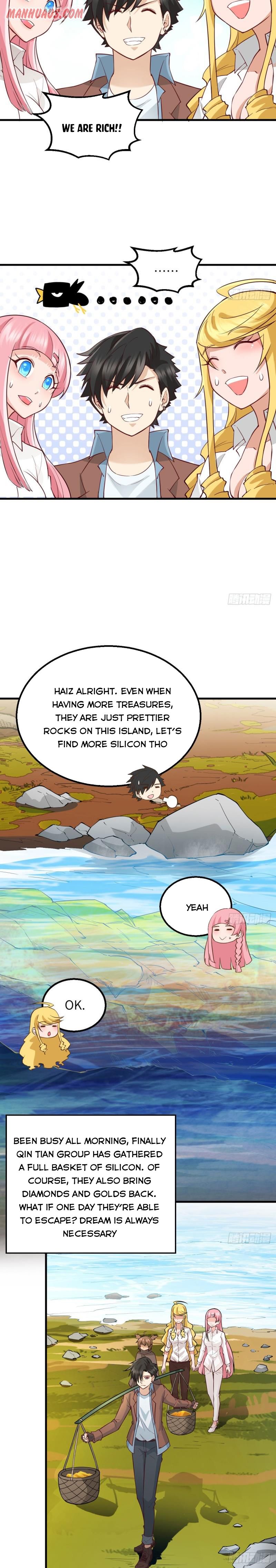 Survive on a deserted island with beautiful girls chapter 69 - page 8