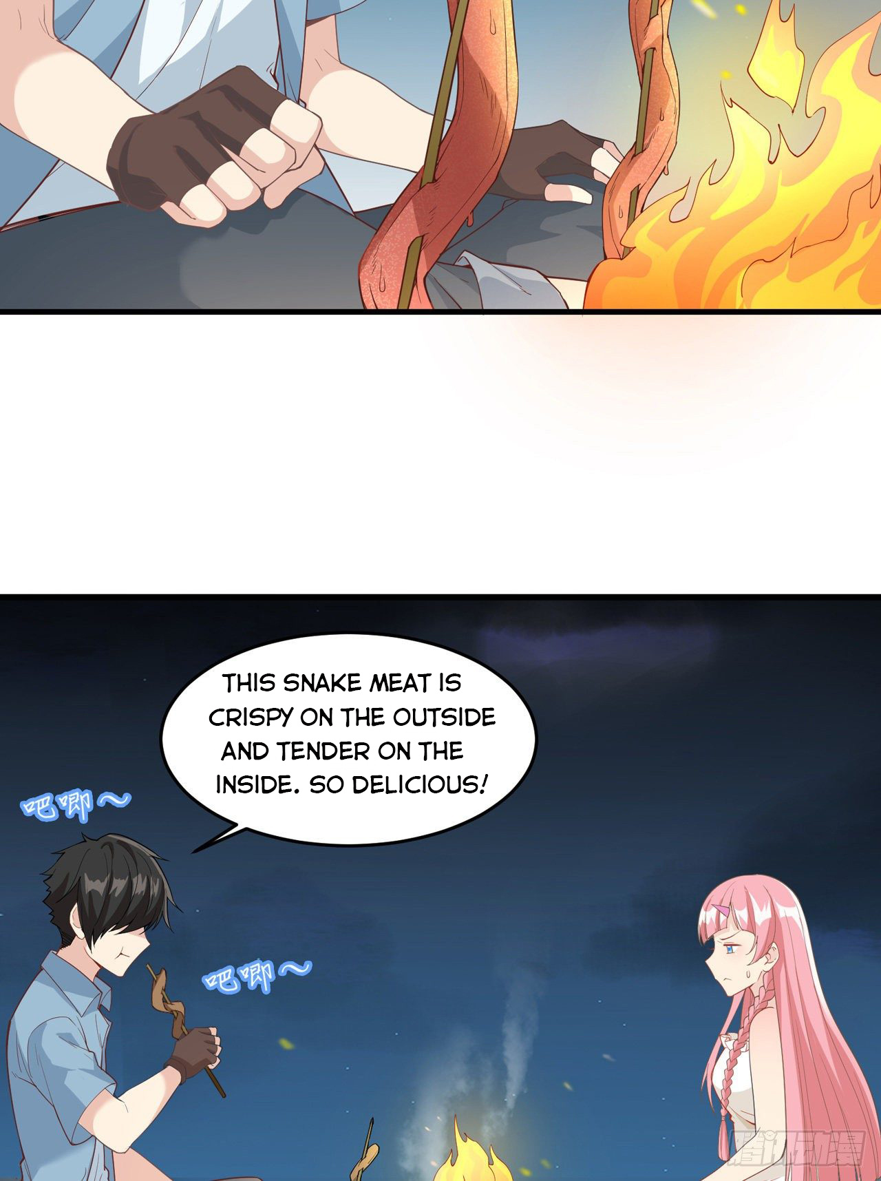Survive on a deserted island with beautiful girls chapter 3 - page 11
