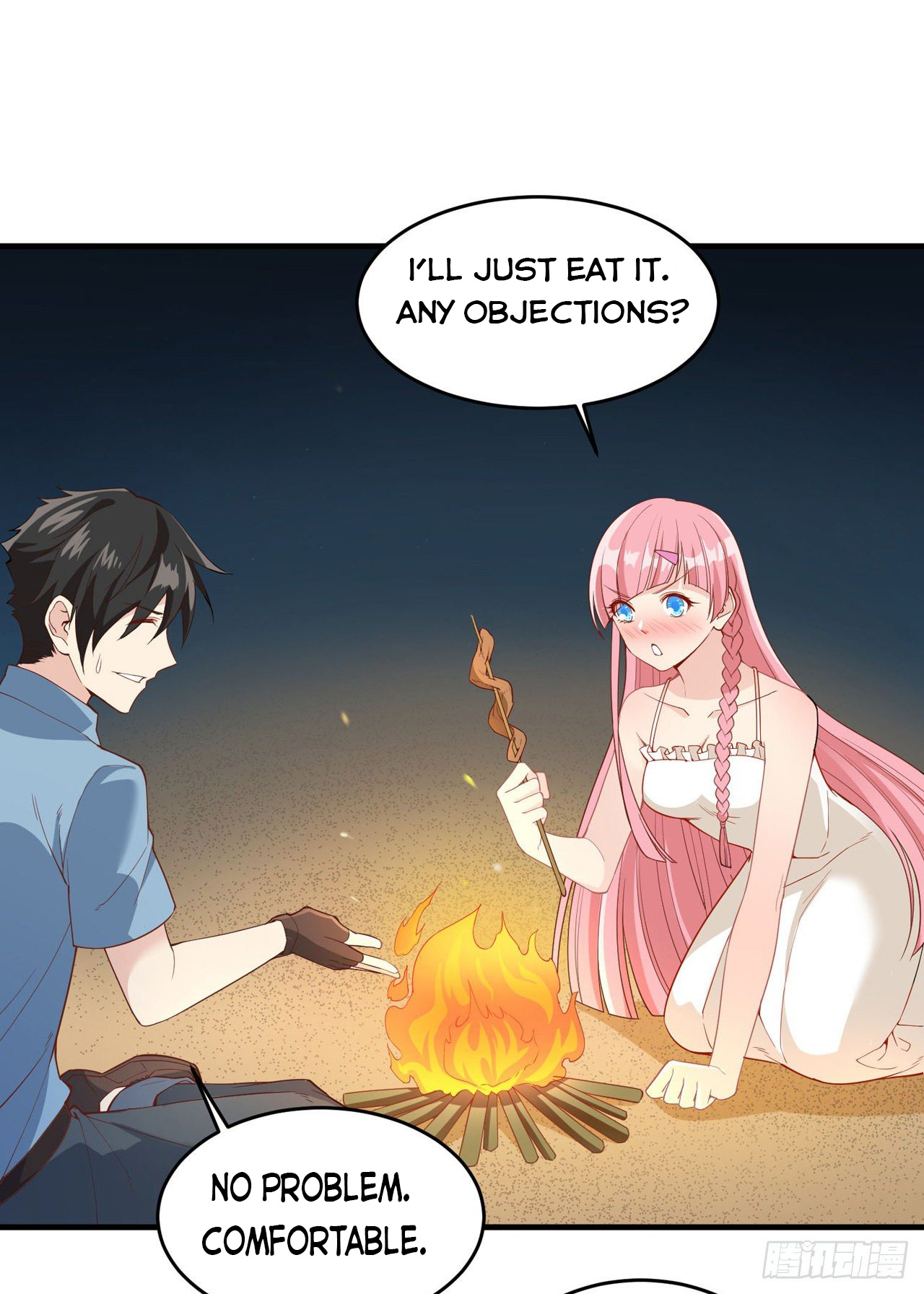 Survive on a deserted island with beautiful girls chapter 3 - page 15