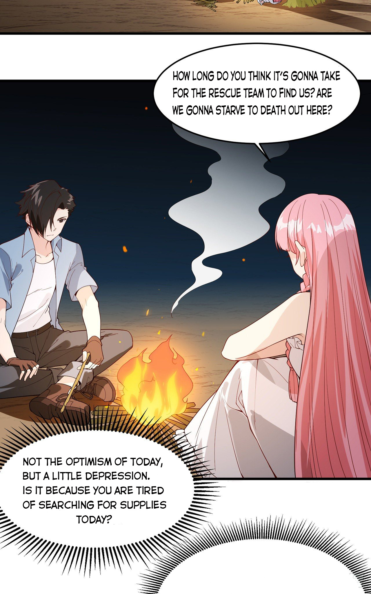 Survive on a deserted island with beautiful girls chapter 3 - page 2