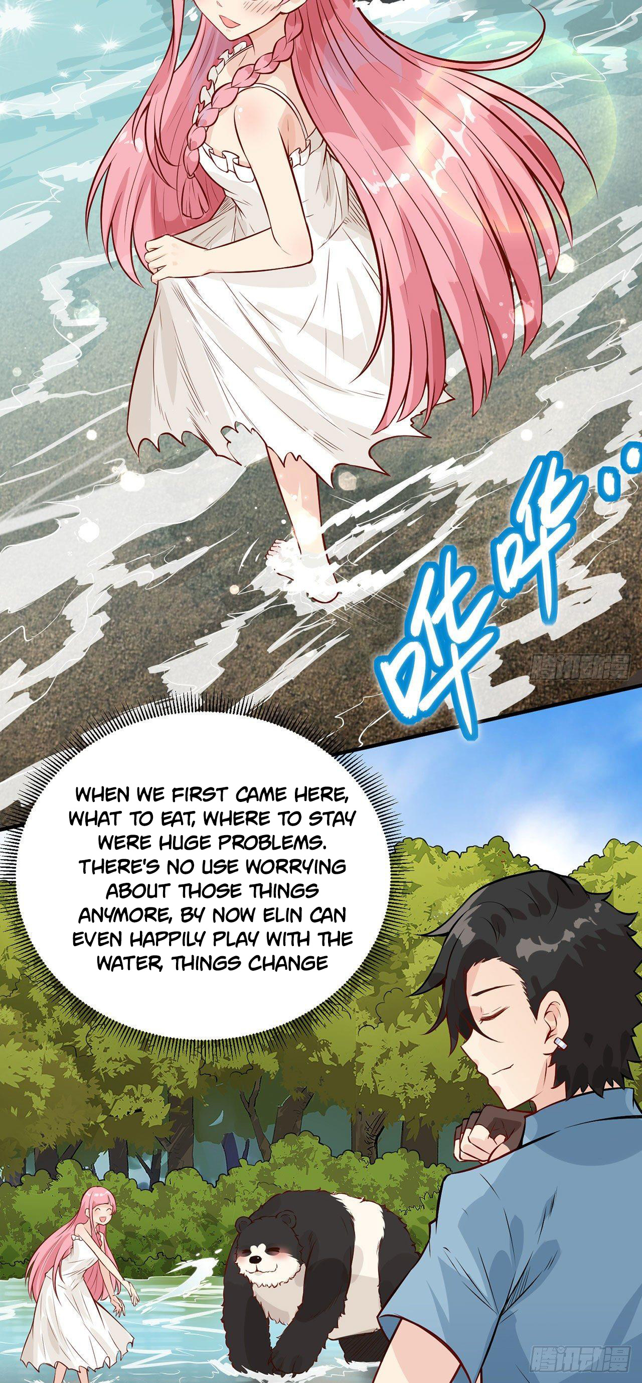Survive on a deserted island with beautiful girls chapter 37 - page 18