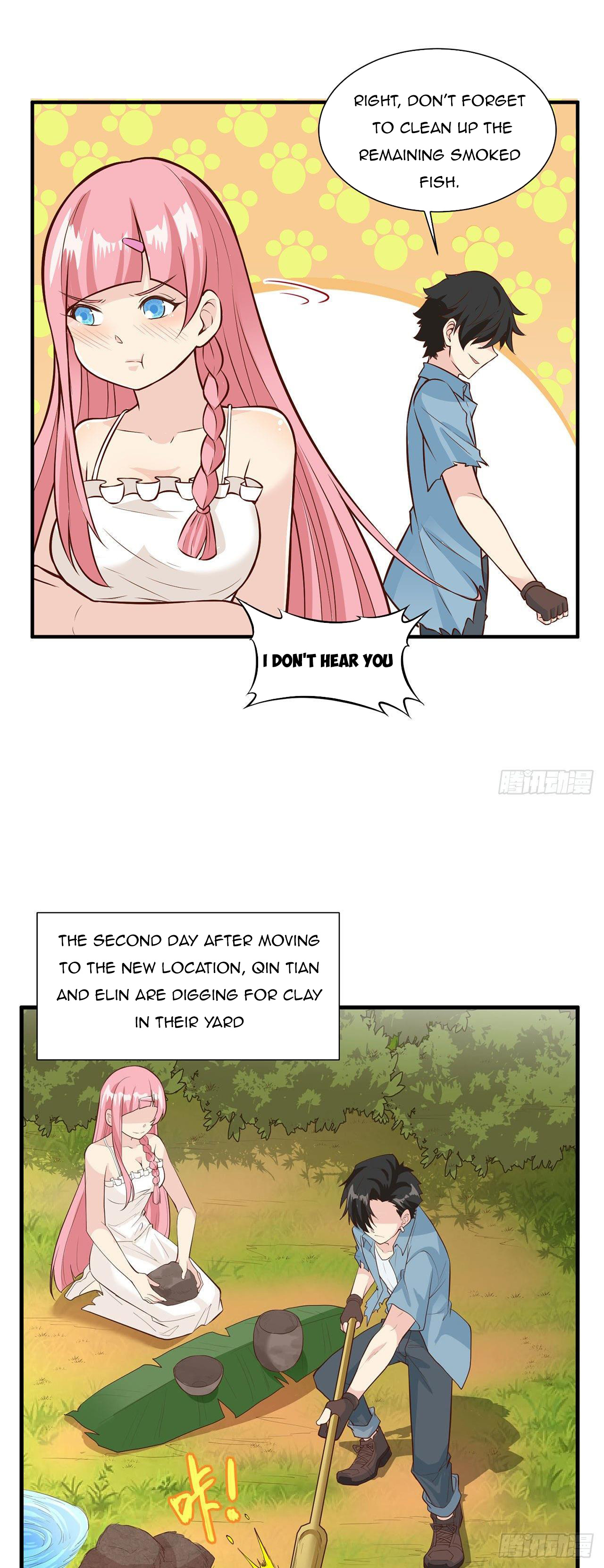 Survive on a deserted island with beautiful girls chapter 37 - page 8