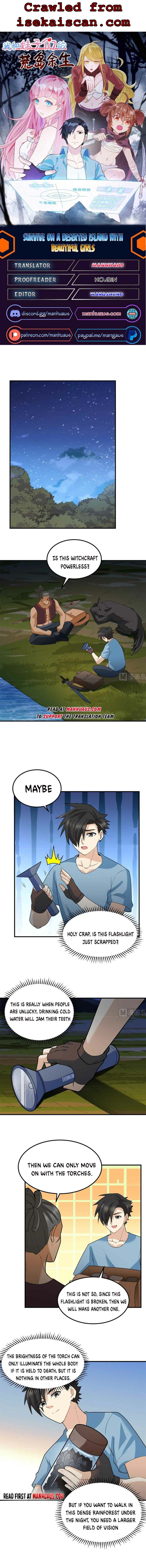 Survive on a deserted island with beautiful girls chapter 185 - page 1