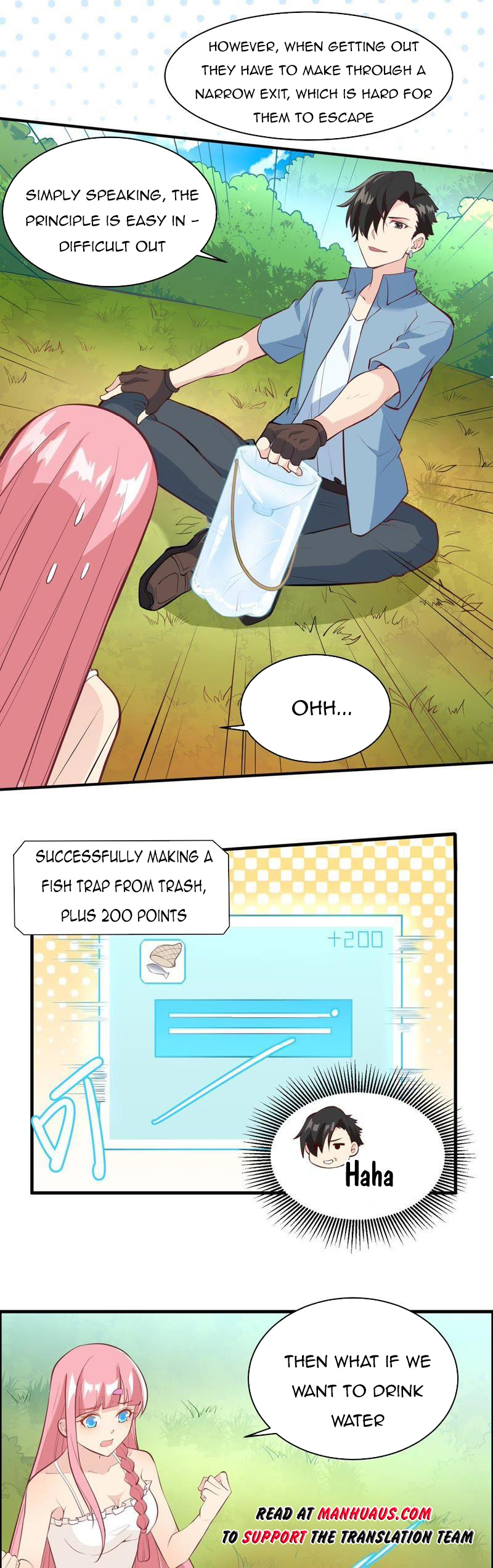 Survive on a deserted island with beautiful girls chapter 8 - page 13