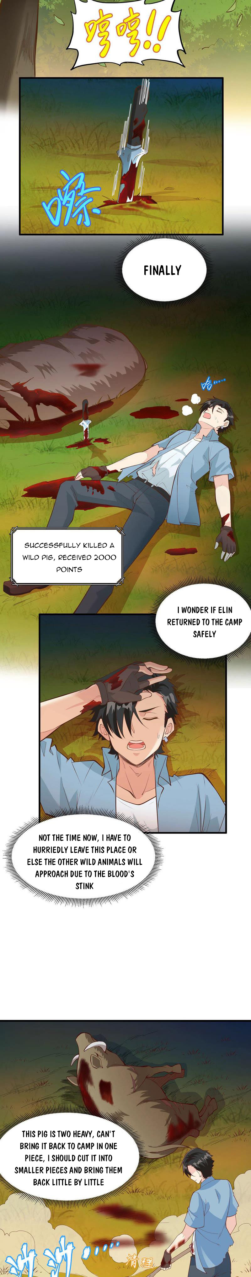 Survive on a deserted island with beautiful girls chapter 20 - page 10
