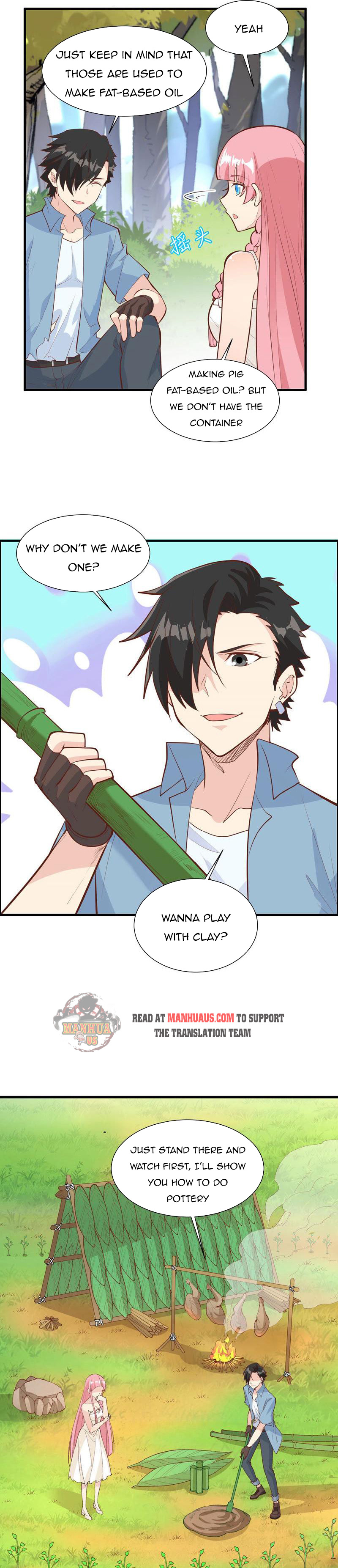 Survive on a deserted island with beautiful girls chapter 22 - page 5