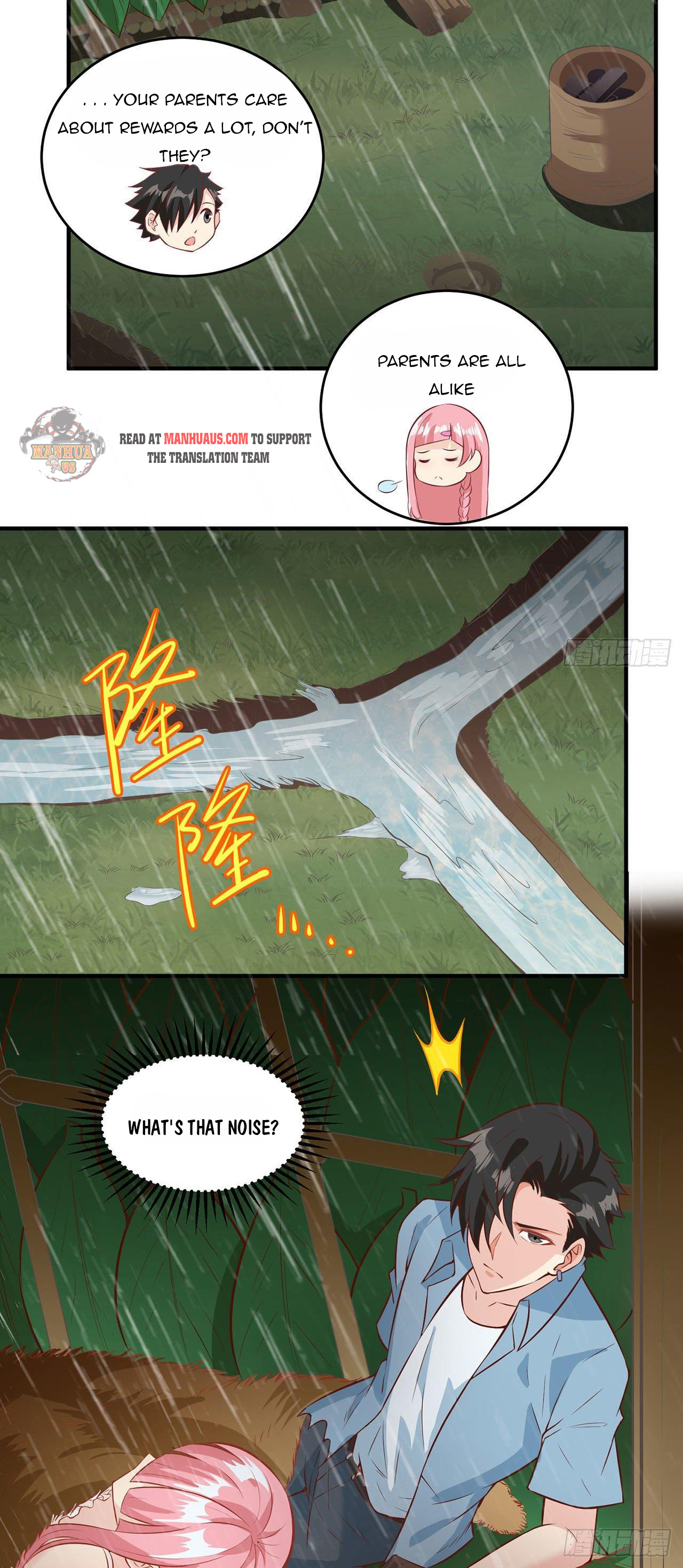 Survive on a deserted island with beautiful girls chapter 24 - page 15