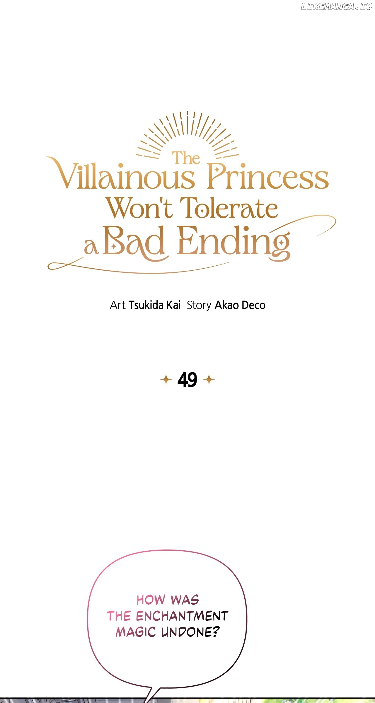 The Villainous Princess Won't Tolerate a Bad Ending Chapter 49 - page 9