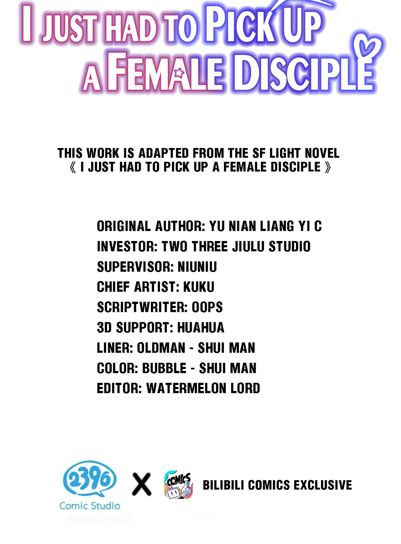 I Just Had To Pick Up A Female Disciple Chapter 26 - page 2