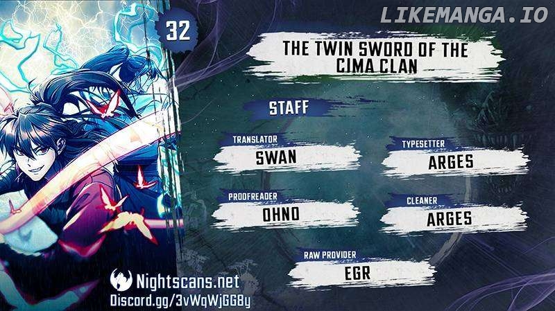 The Twin Swords Of The Sima Clan Chapter 32 - page 1