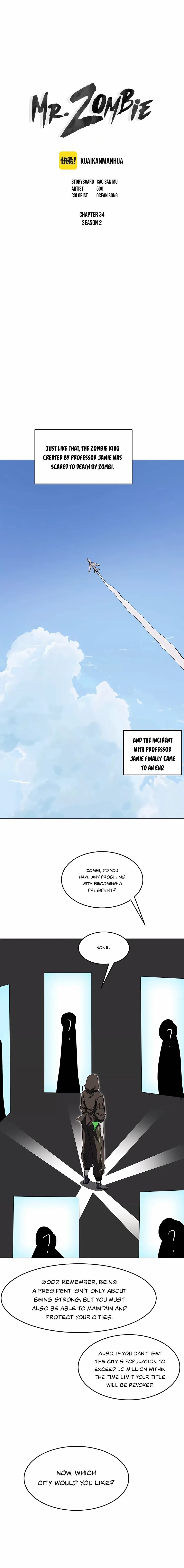 Mr. Zombie Chapter 34 - page 1