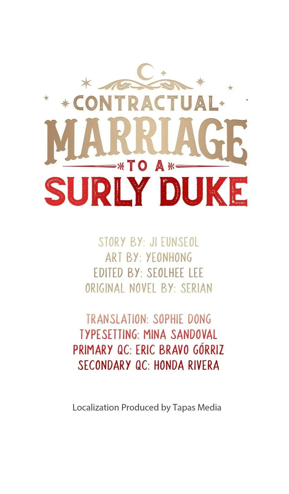 Contractual Marriage to a Surly Duke Chapter 11 - page 1