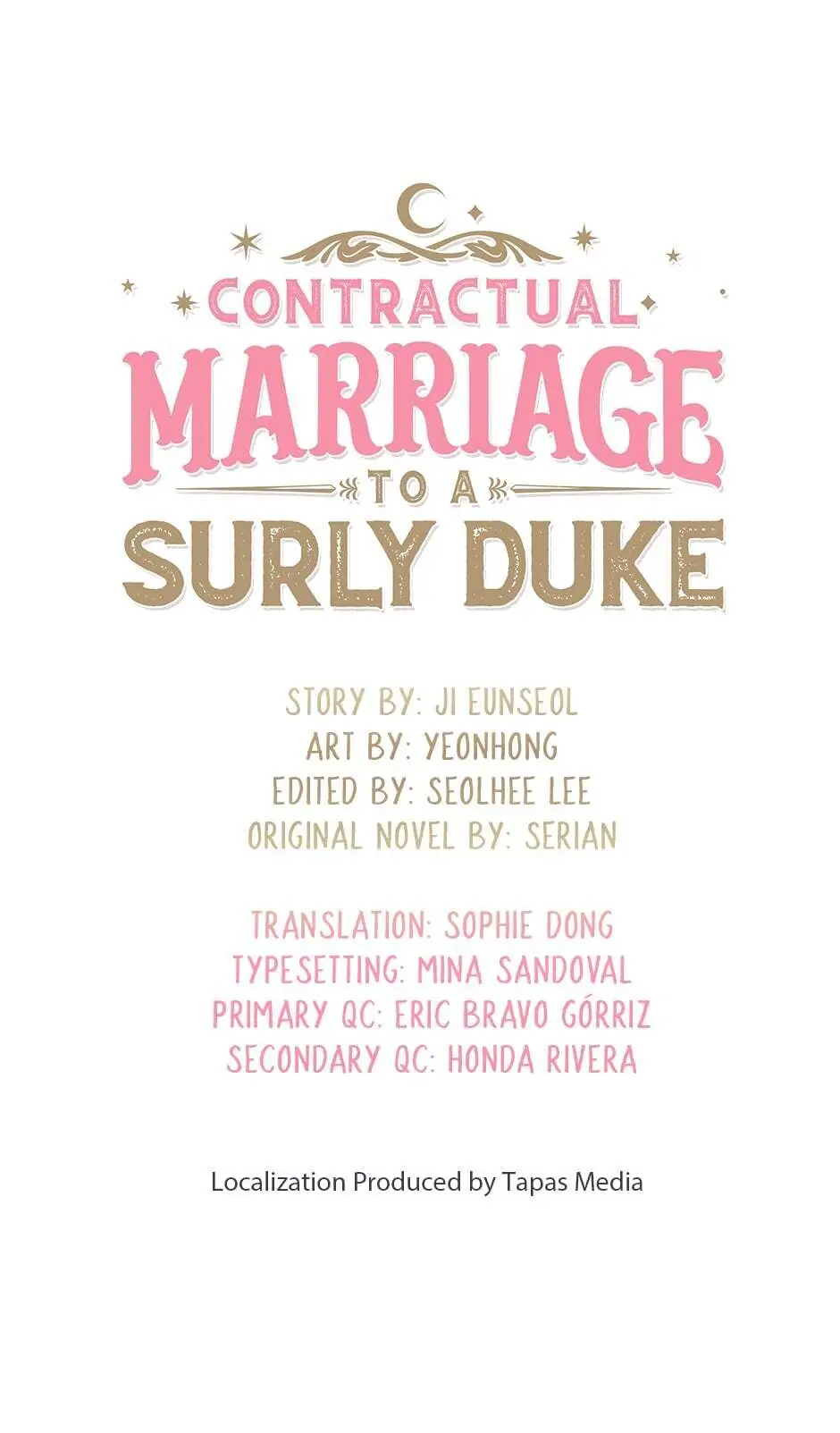 Contractual Marriage to a Surly Duke Chapter 20 - page 1