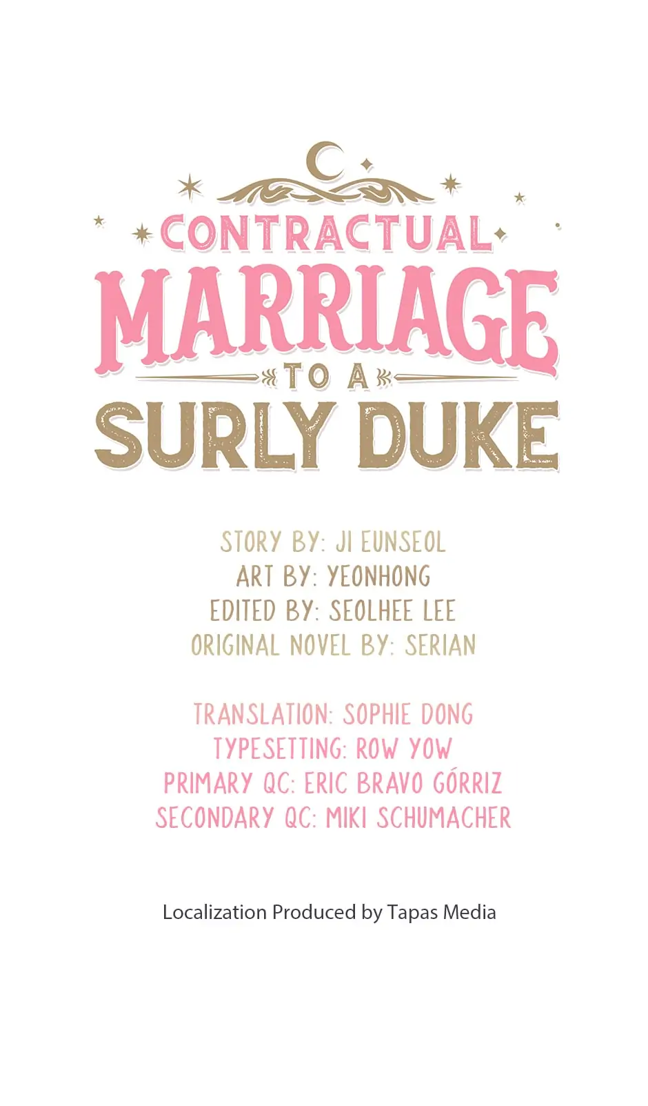 Contractual Marriage to a Surly Duke Chapter 38 - page 1