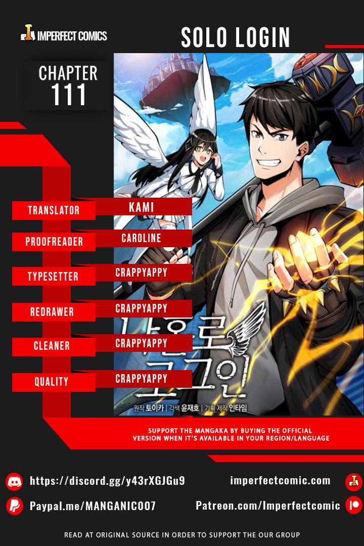 I Log In Alone chapter 111 - page 1