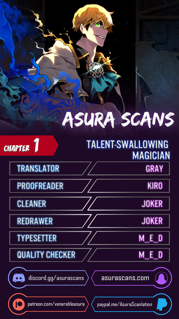 Talent-Swallowing Magician Chapter 1 - page 1