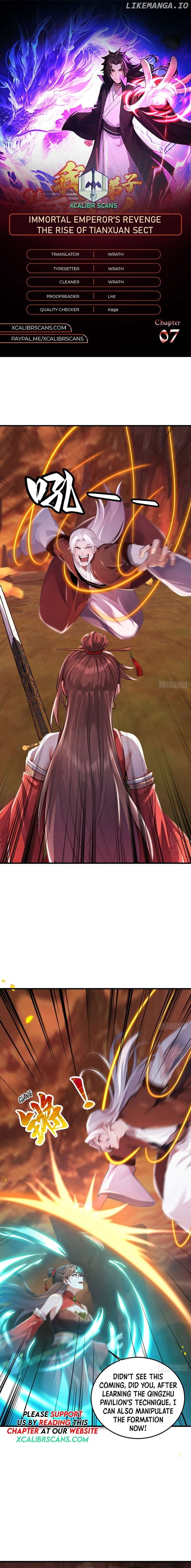 Immortal Emperor’s Revenge: The Rise of Tianxuan Sect Chapter 7 - page 1
