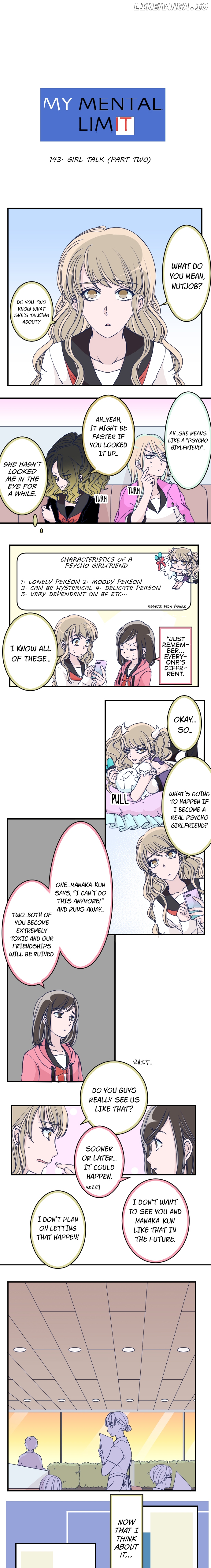 My Mental Limit Chapter 143 - page 1
