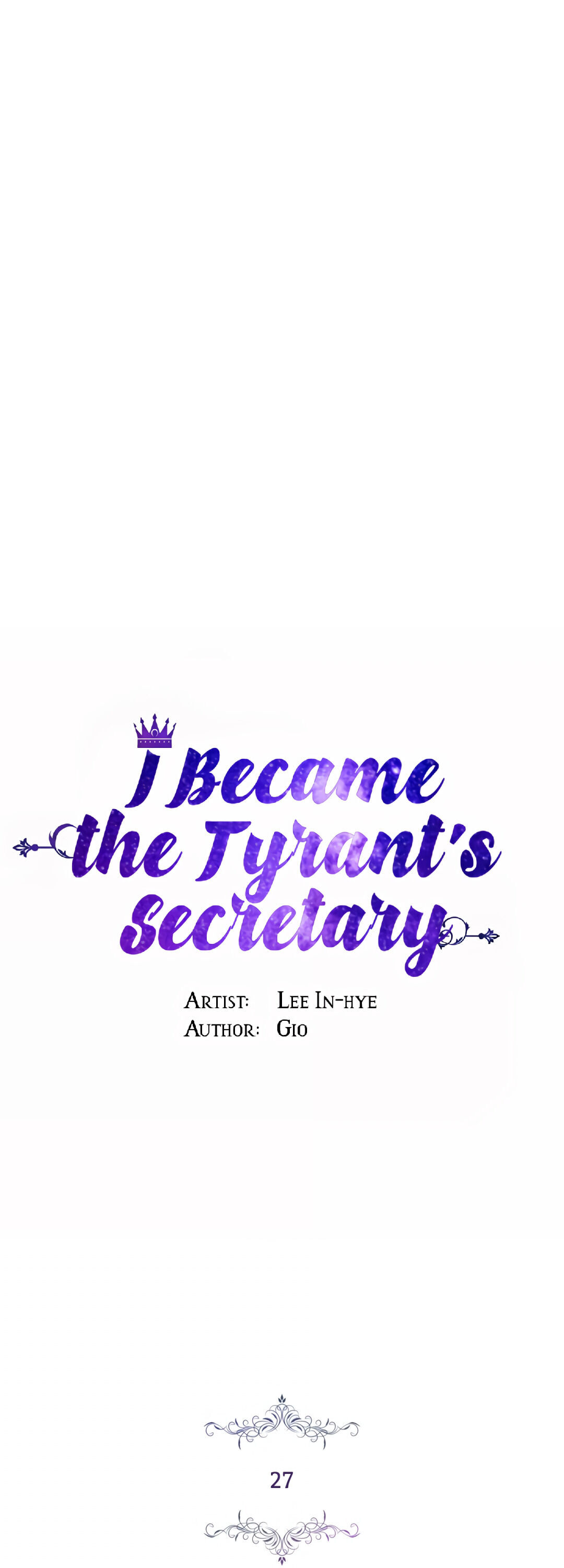 I'm the Tyrant's Secretary chapter 27 - page 12