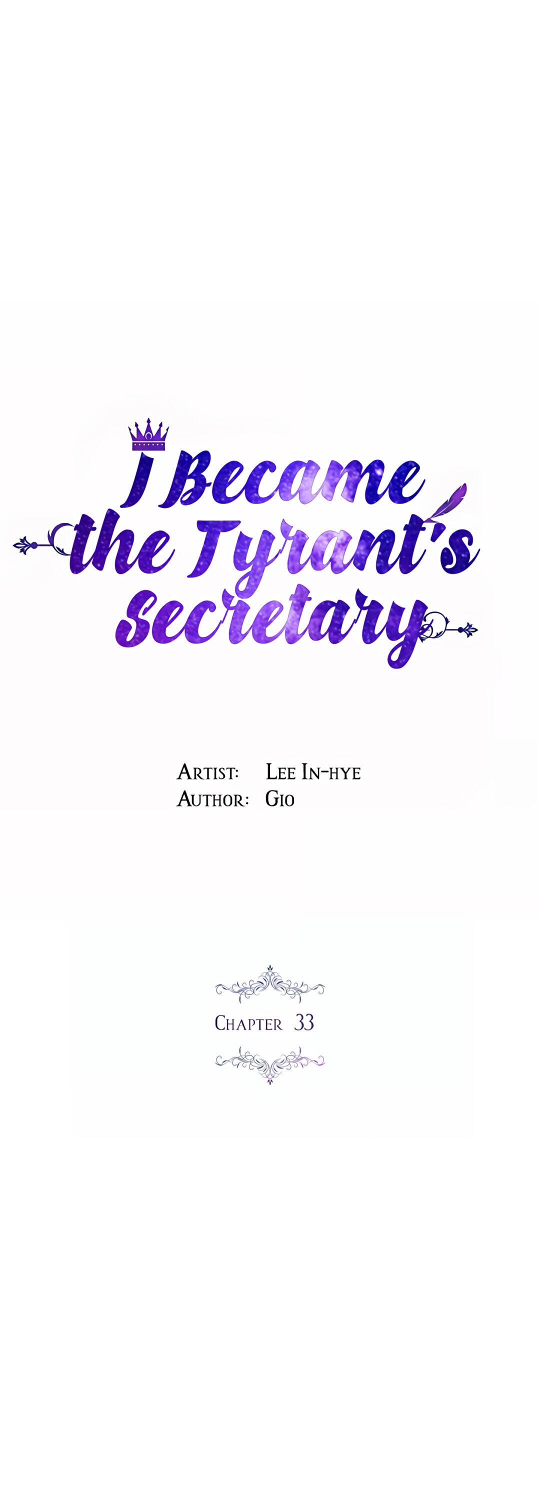 I'm the Tyrant's Secretary chapter 33 - page 8