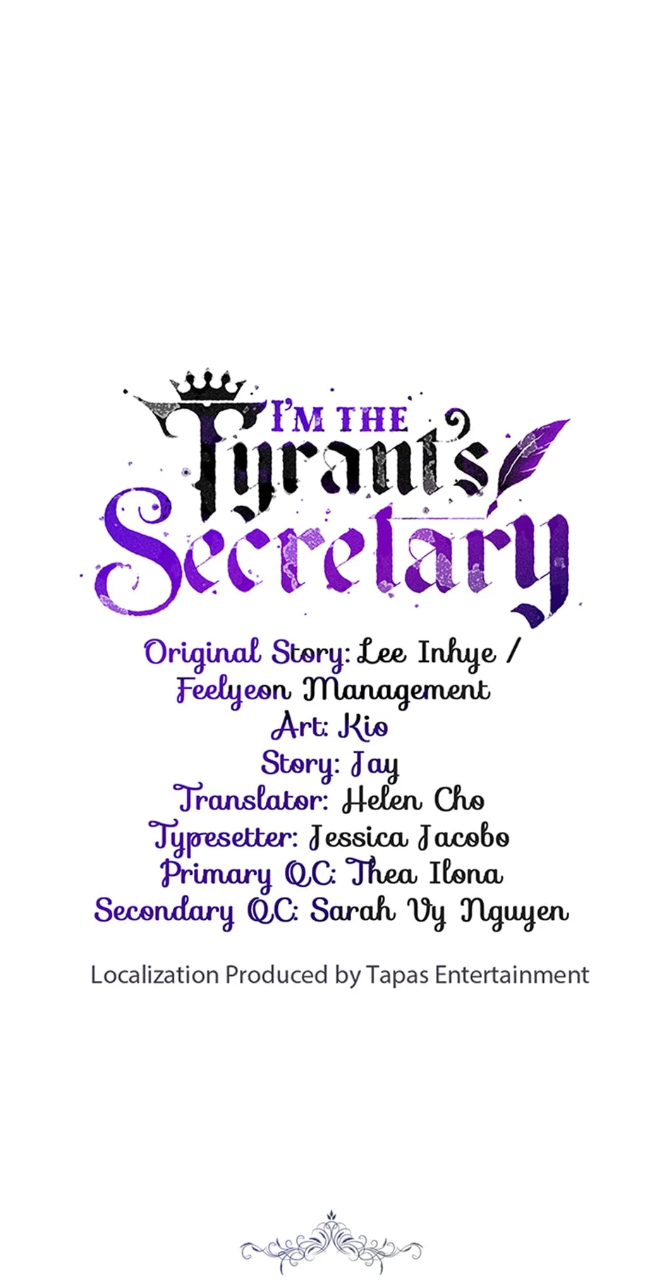 I'm the Tyrant's Secretary Chapter 72 - page 1