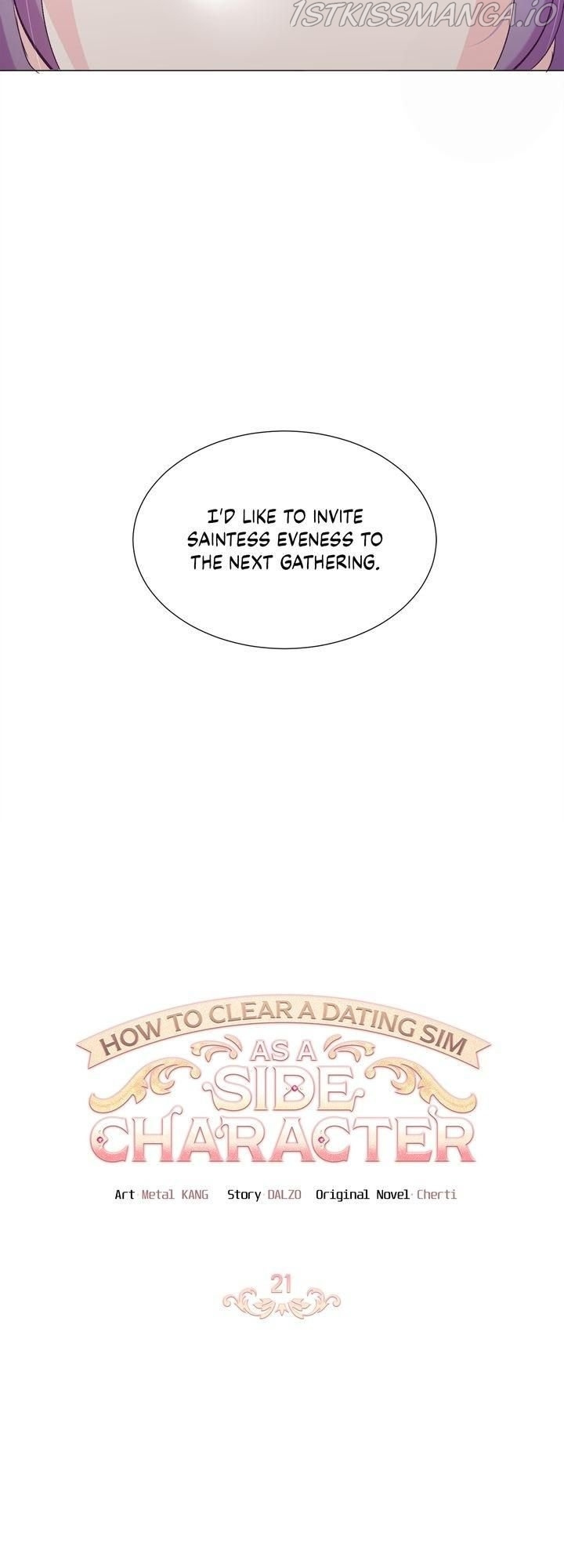 How to Clear a Dating Sim as a Side Character chapter 21 - page 2