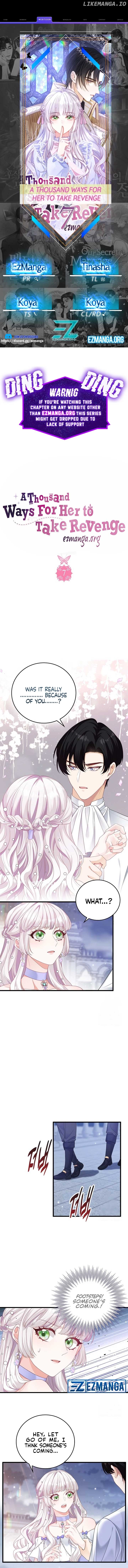 A Thousand Ways For Her to Take Revenge Chapter 7 - page 1