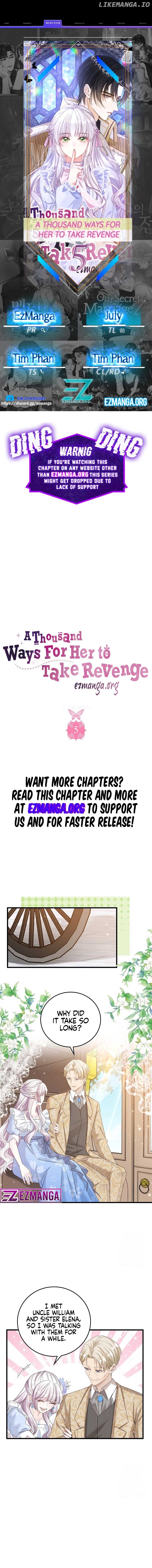 A Thousand Ways For Her to Take Revenge Chapter 5 - page 1