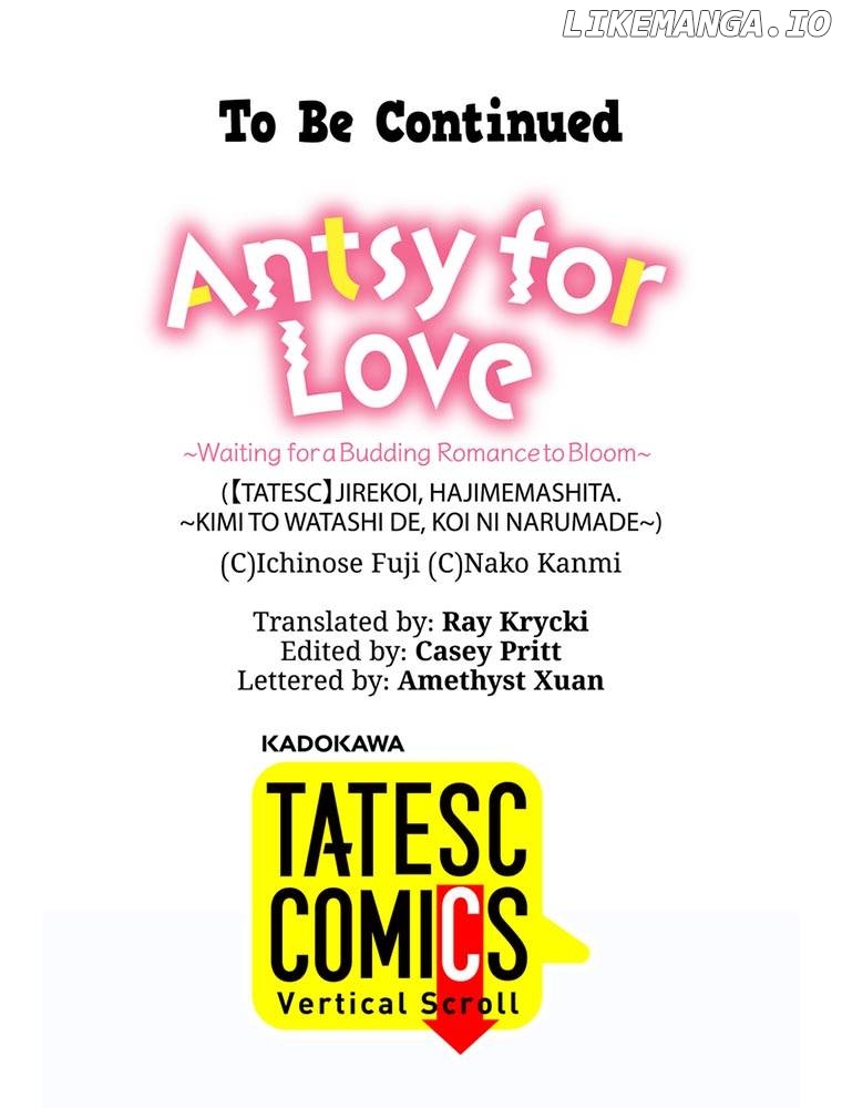 Antsy for Love ~Waiting for a Budding Romance to Bloom~ Chapter 13 - page 104