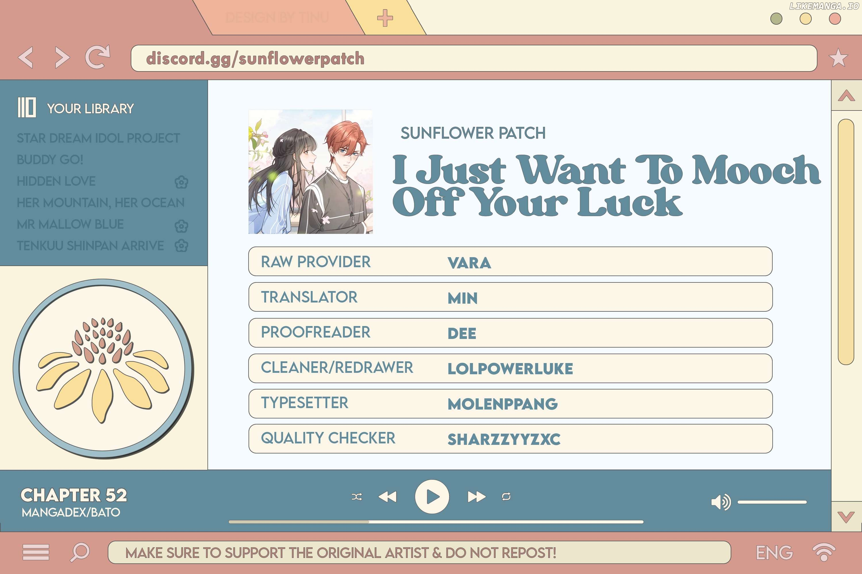 I Just Want To Mooch Off Your Luck Chapter 54 - page 28