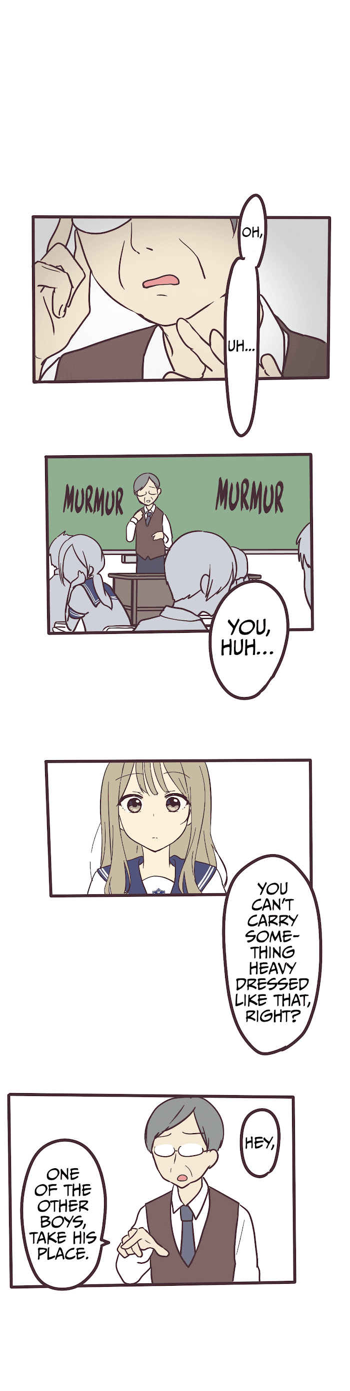 My Crossdressing Senpai chapter 5 - page 14
