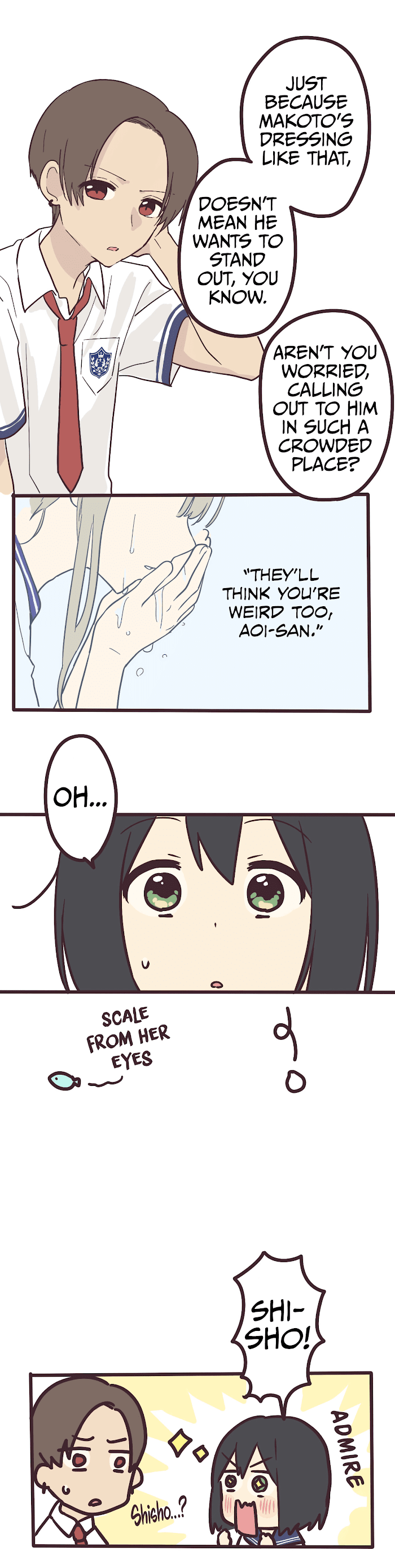 My Crossdressing Senpai chapter 5 - page 8