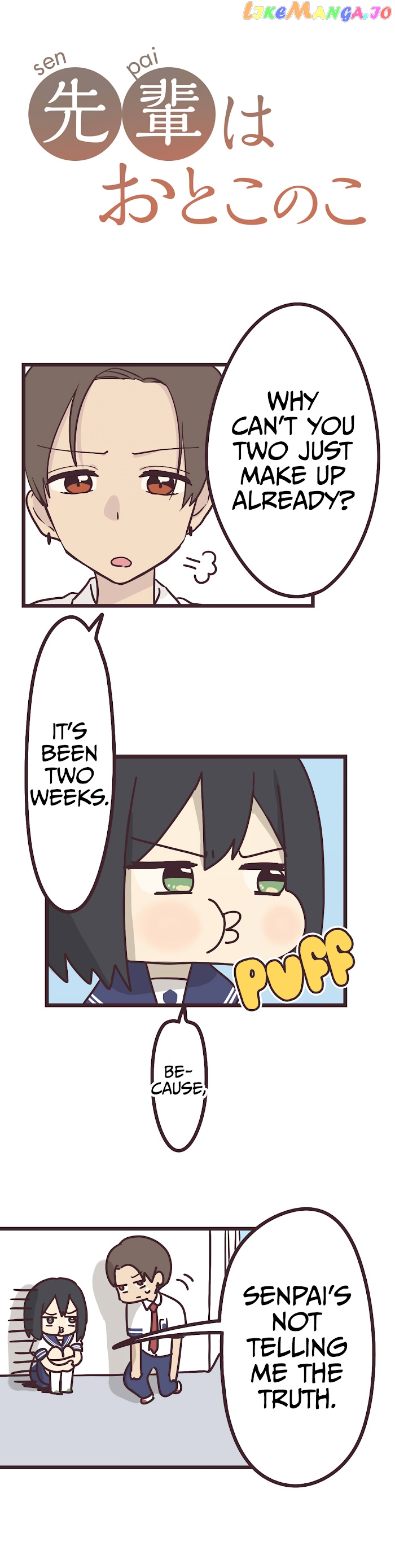 My Crossdressing Senpai chapter 14 - page 2
