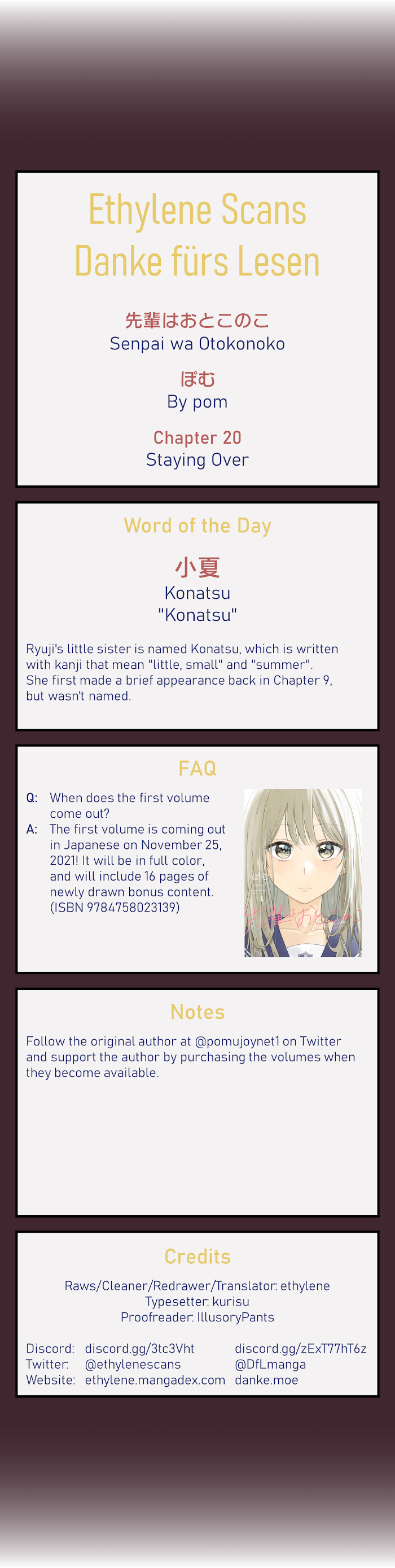My Crossdressing Senpai chapter 20 - page 21