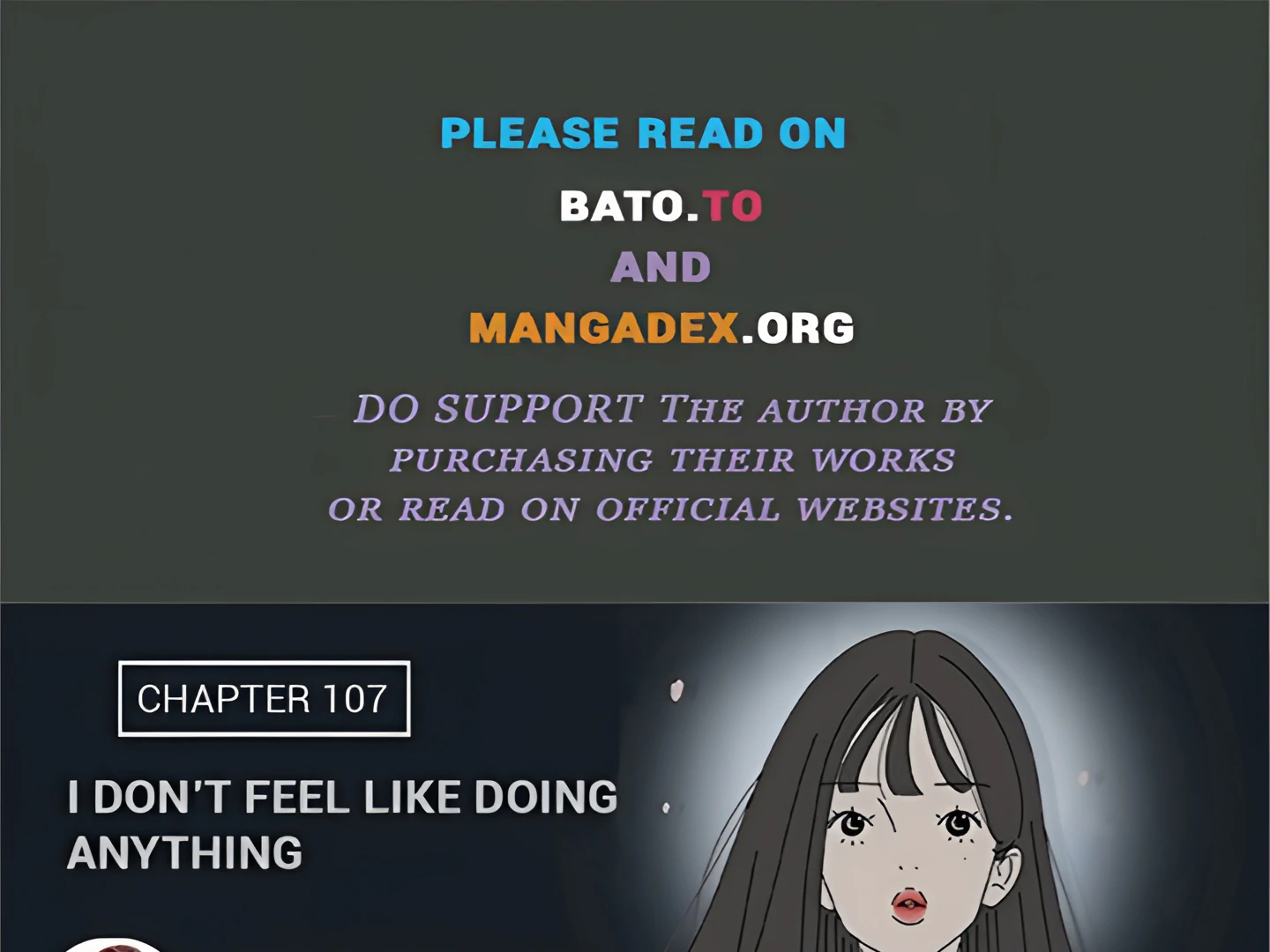 I Don't Feel Like Doing Anything Chapter 107 - page 1